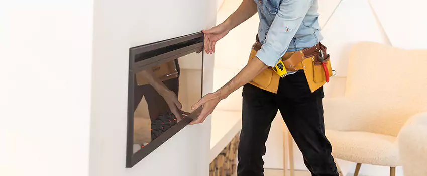 Metal Fireplace Installation in Cottonwood Heights, Utah