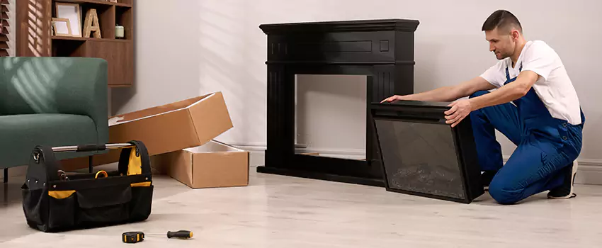 Old Rusted Metal Fireplace Repair And Replacement in Cottonwood Heights, UT